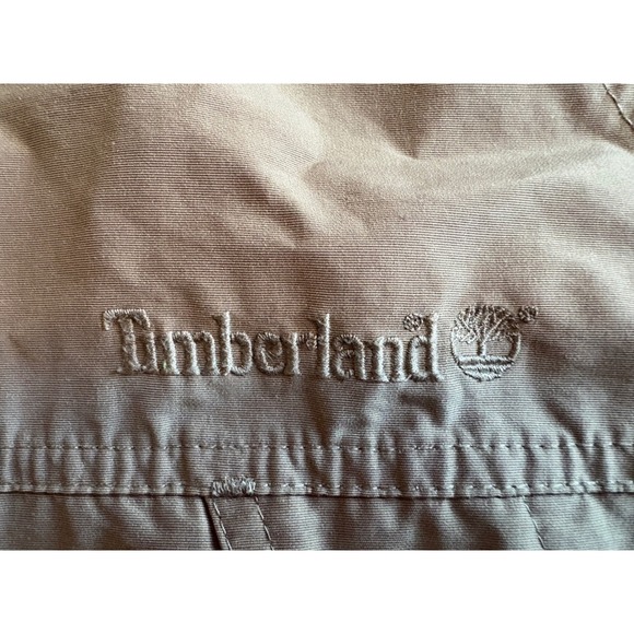 Timberland Mens XL Tan Hood Parka Jacket Lightweight Waterproof Casual Outerwear - Picture 10 of 11